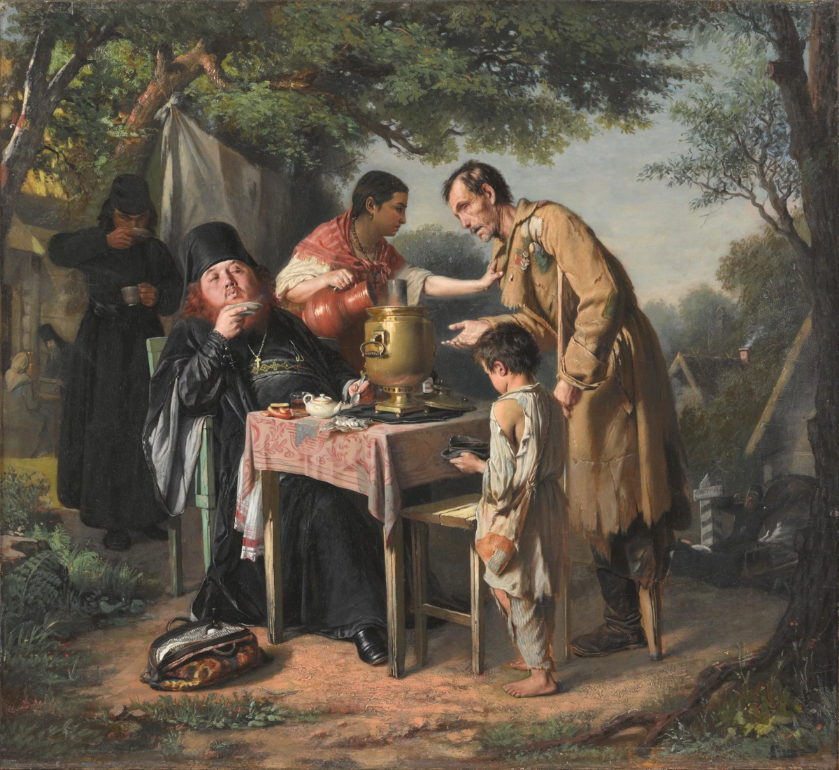 "Чаепитие в Мытищах". Василий Перов, 1862 год