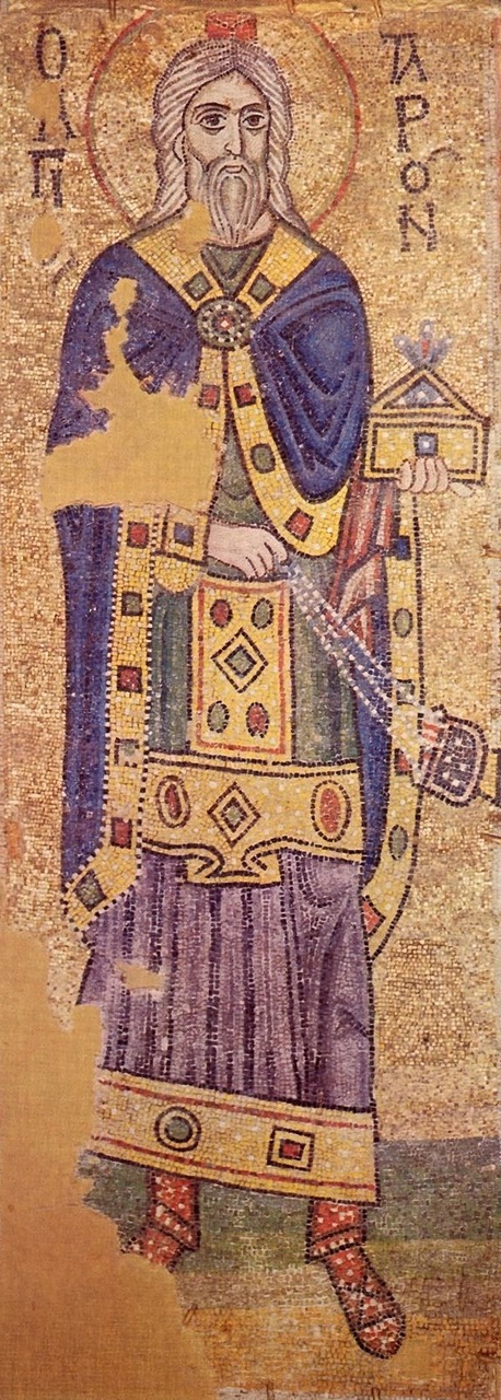 Аарон. Мозаика собора Св. Софии в Киеве, середина XI века