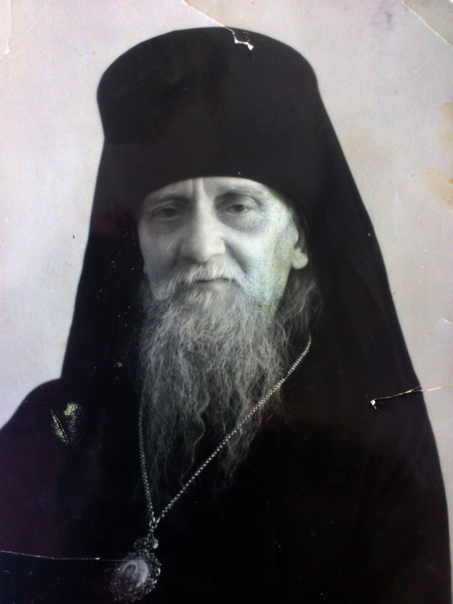 Святитель Афанасий (Сахаров) Ковровский. Фотография, начало 1950-х гг., музей Даниловского монастыря