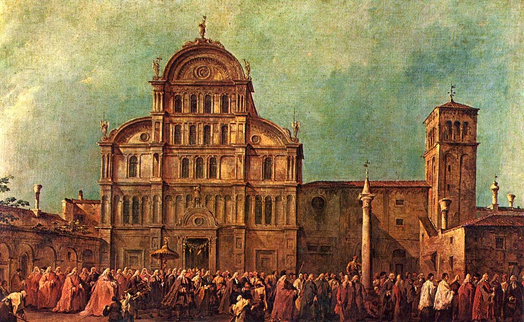 Церковь святого Захарии в Венеции, где покоятся мощи святителя Афанасия Великого Александрийского