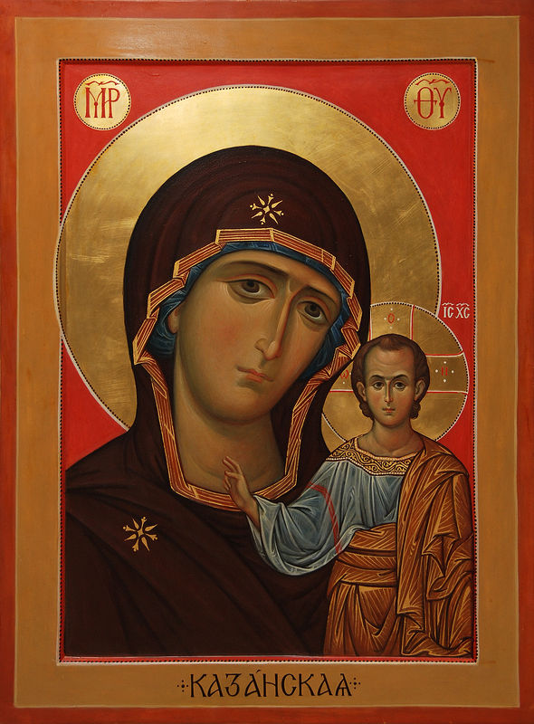 Богородица. Казанская икона Божией Матери