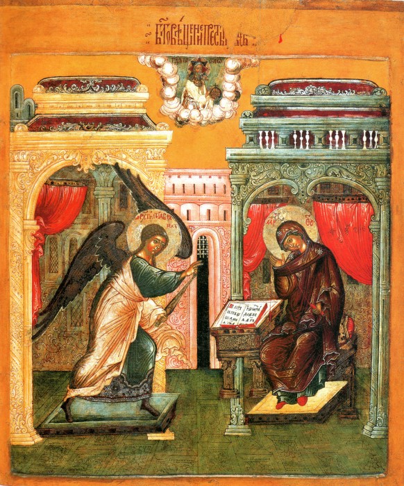 Благовещение Богородицы. Икона, последней трети XVII