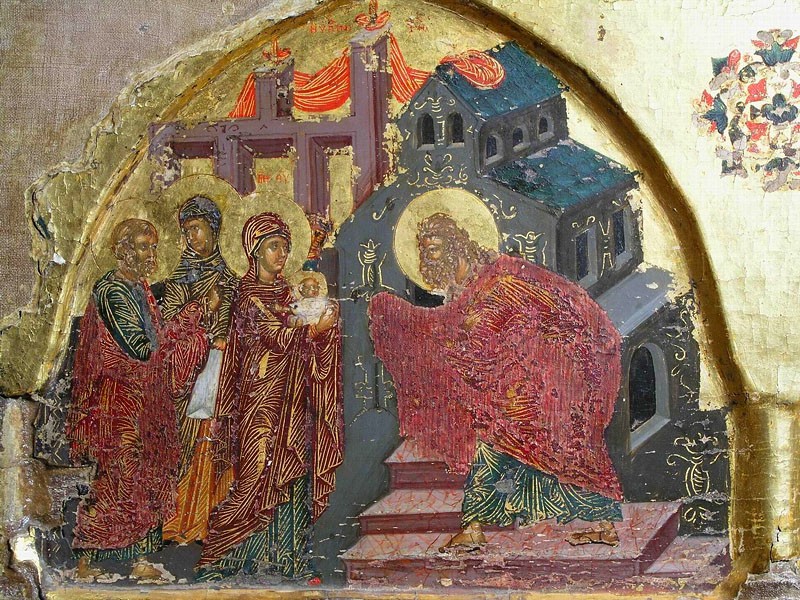 Введение во храм Пресвятой Богородицы. Кипрская икона