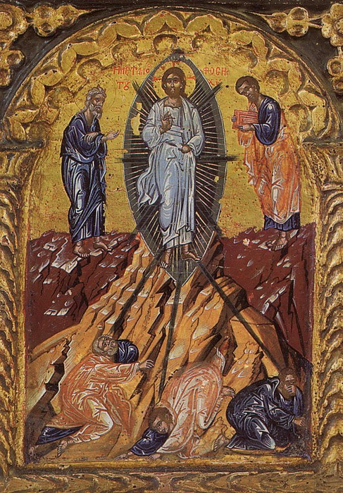 Преображение Господне. Икона, XVI век, Афон