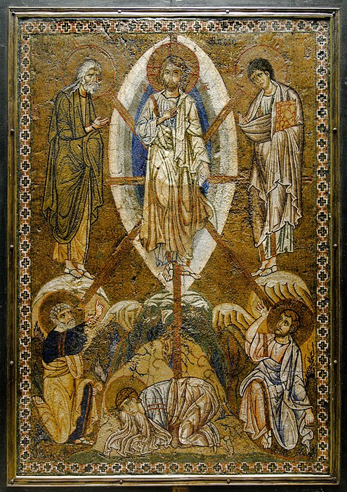 Преображение Господне. Мозаика, XII век. Константинополь