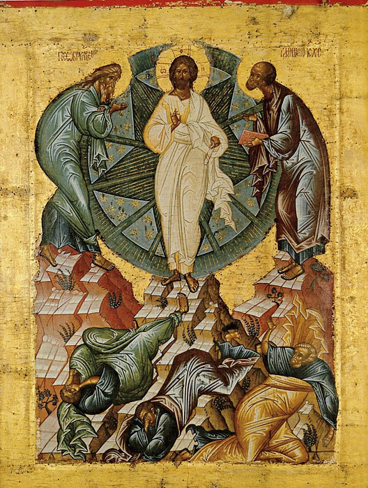 Преображение Господне. Икона, XV век. Россия