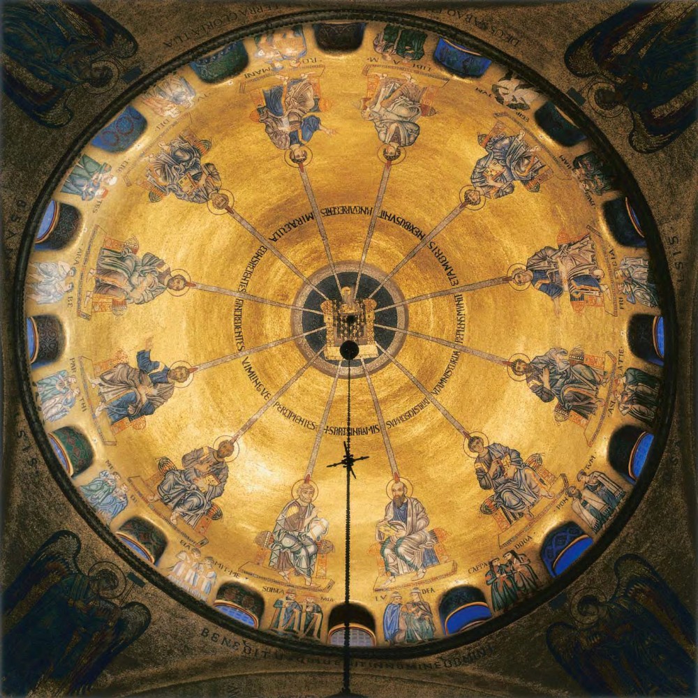 Пятидесятница. Мозаичный свод. Собор св. Марка, Венеция