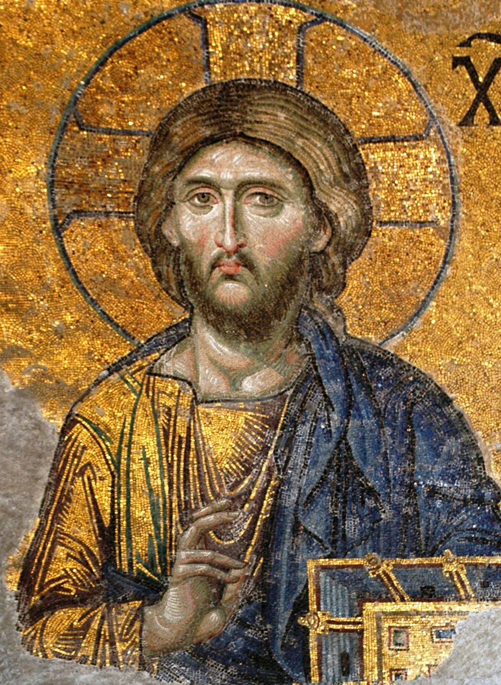 Господь Вседержитель. Мозаика храма св. Софии Константинопольской