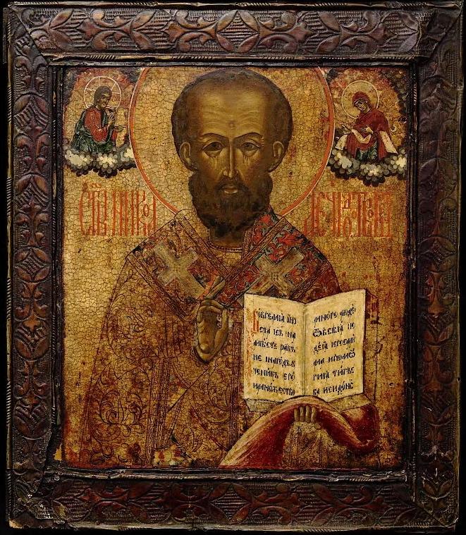 Святой Николай Чудотворец. Икона, XVIII век
