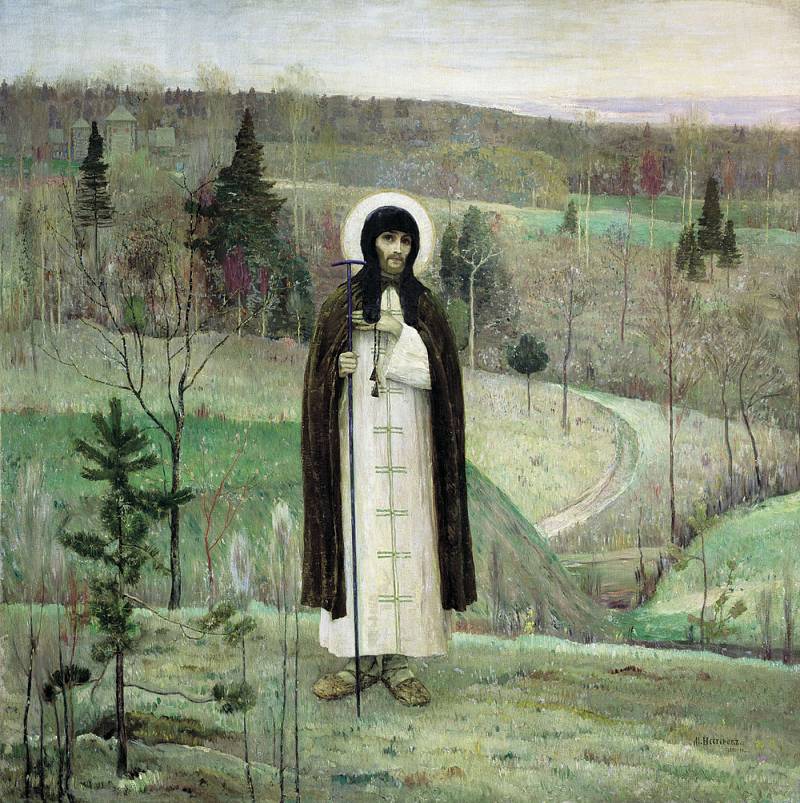 "Преподобный Сергий". Художник Михаил Нестеров, 1898