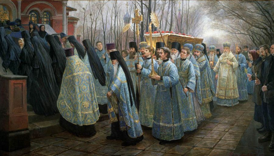 Открытие мощей святителя Тихона, патриарха Московского и всея Руси