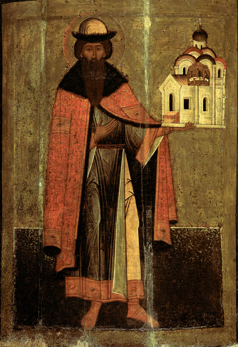 Благоверный князь Всеволод Псковский. Икона, XVI век