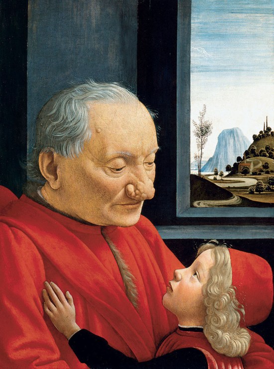 Гирландайо Доменико. Портрет старика с внуком (1488)