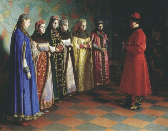 Григорий Седов. "Выбор невесты царем Алексеем Михайловичем", 1882