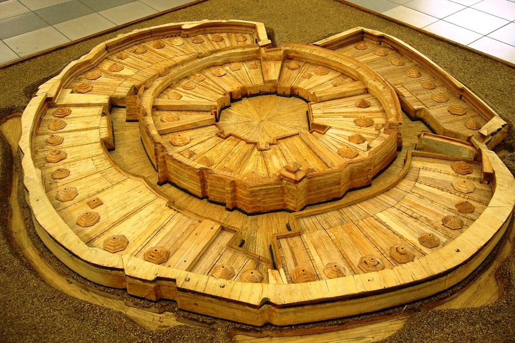 Аркаим  - деревянная модель (реконструкция)