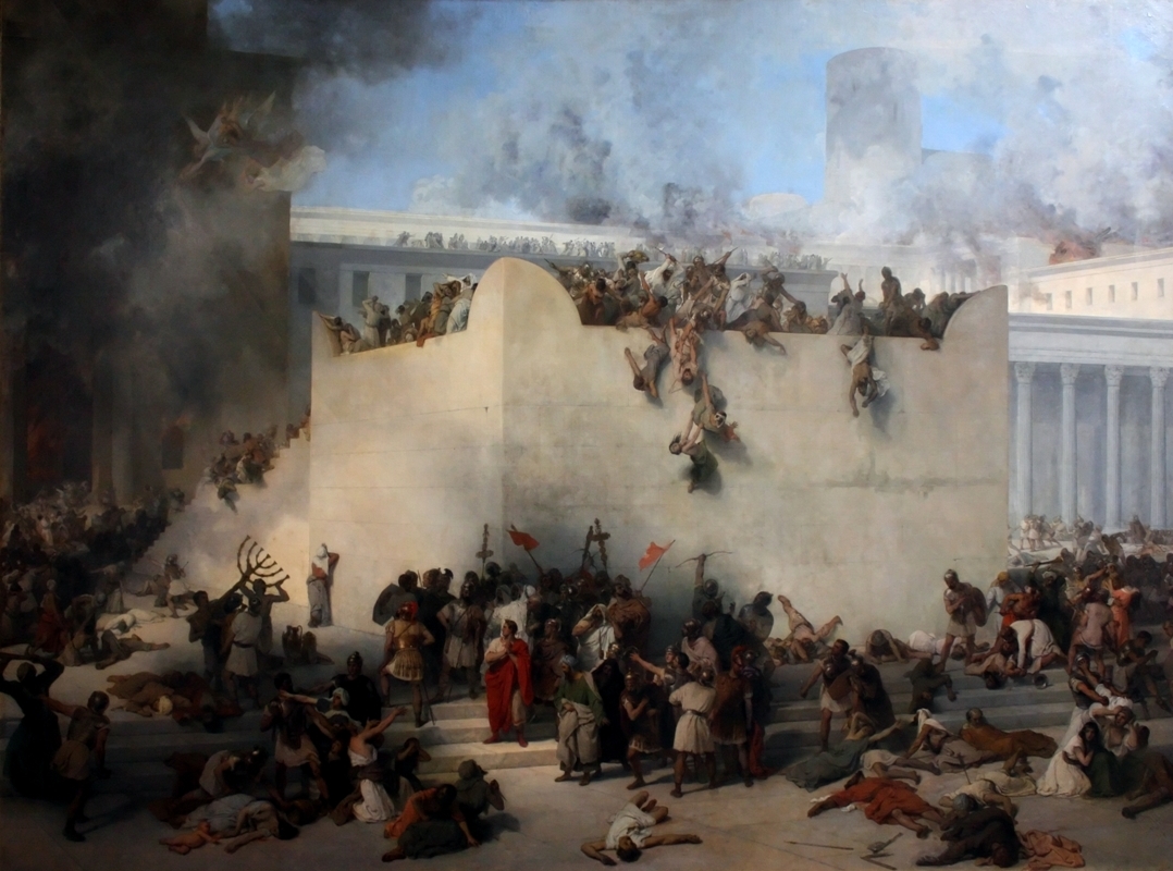 "Разрушение Иерусалимского Храма". Франческо Хайес, 1867 год