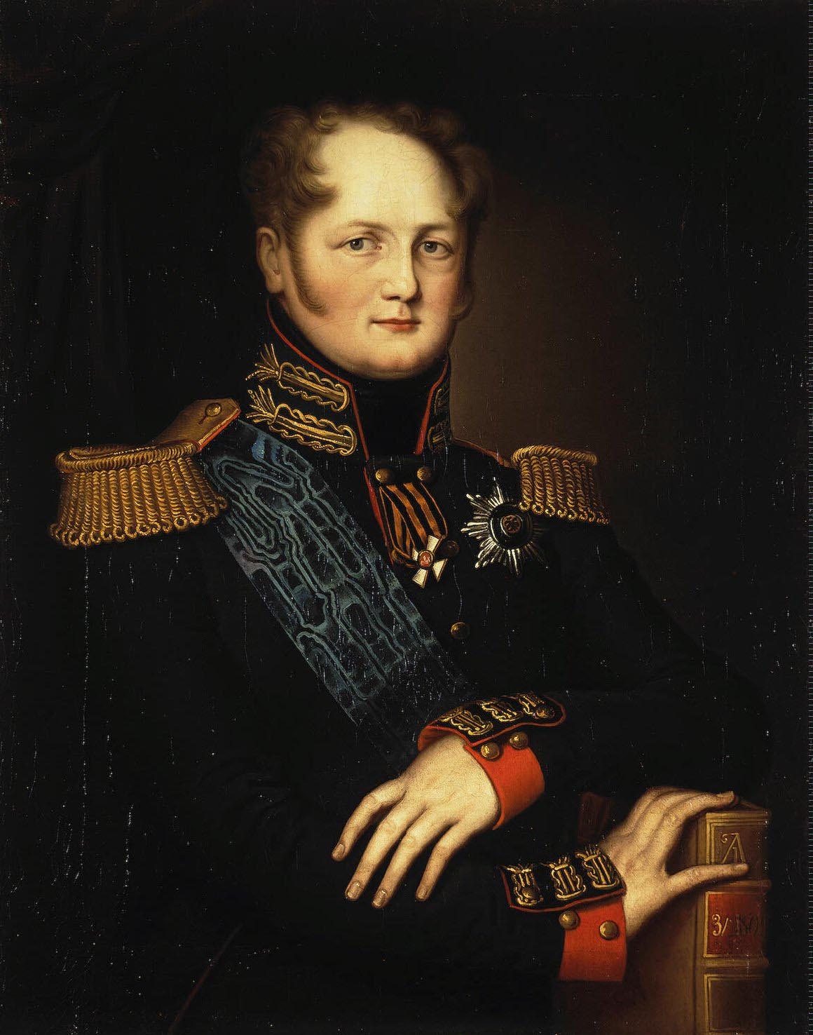 Император Александр I. Автор неизвестен, 1811-1812. Runivers.Ru