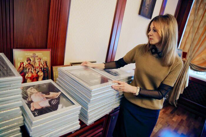 Наталья Поклонская после преображения в святую благочестивую матрону