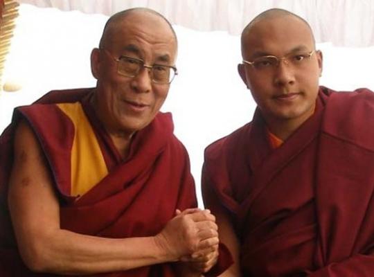 Далай-лама и Ургьен Тринле