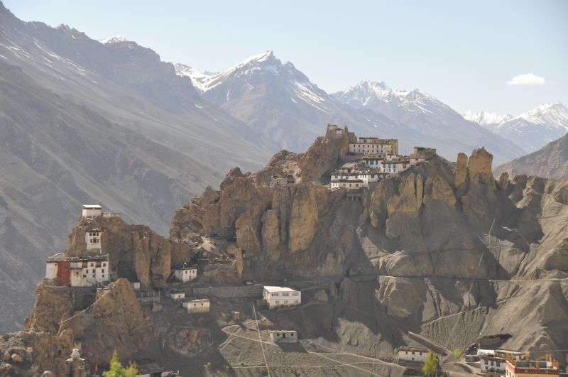 Дханкар гомпа. Высота 4000 м. Малый Тибет
