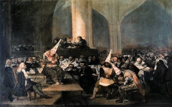 "Трибунал инквизиции", Ф. Гойя (1812-1819)