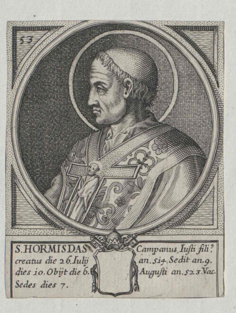 Римский папа Гормизд (+523)