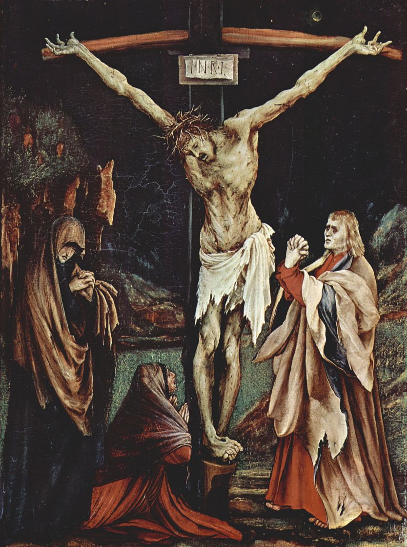 Распятие Христа. Маттиас Грюневальд. Начало XVI века. Германия