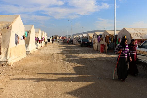 Лагерь беженцев Шариа под Дохуком, Северный Ирак. Фото из личного архива профессора Кизилхана 
