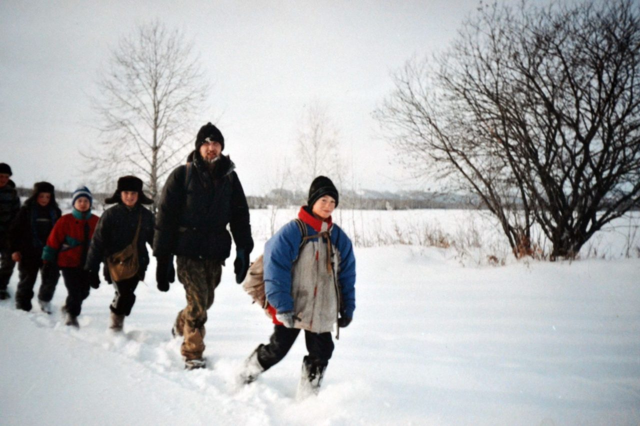 Алексей с детьми Фото: из личного архива Елены Мельниковой