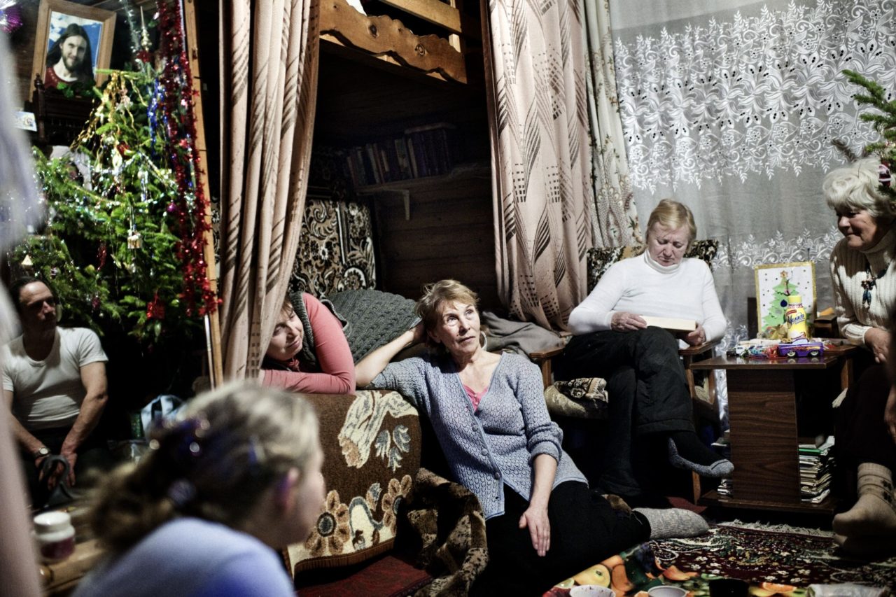 Январь 2011 года, Красноярский край. Последователи Виссариона в Обители Рассвета